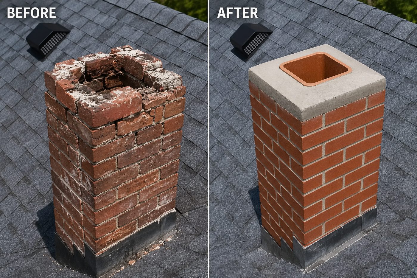 Chimney Replacement service by Eagle Chimney Services