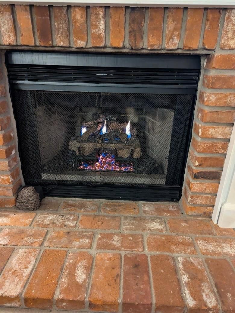 Fireplace Cleaning service by Eagle Chimney Services